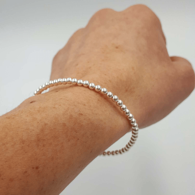 Sterling Silver Stretch Bracelet