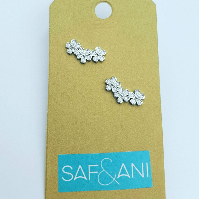 Mini Flower Trio Sud Earring