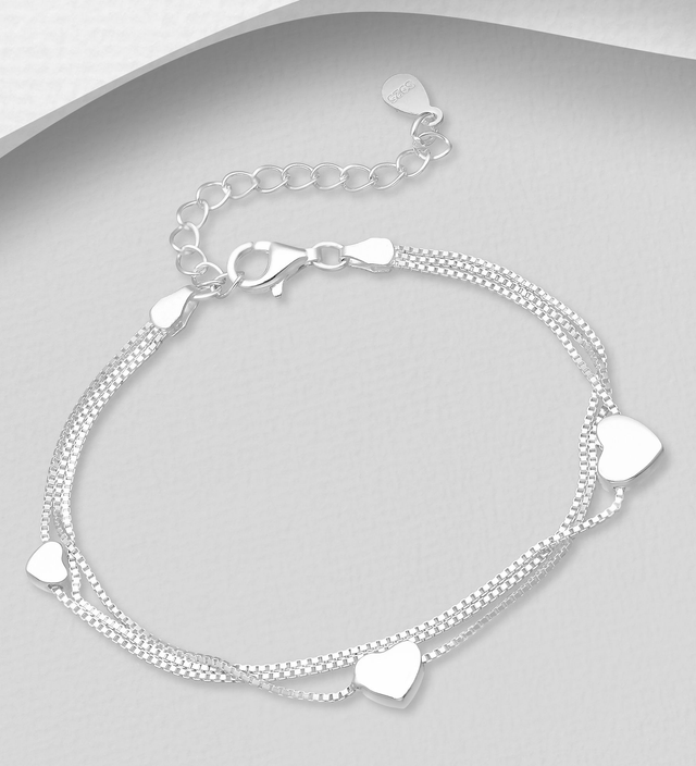 Heart Charm Bracelet