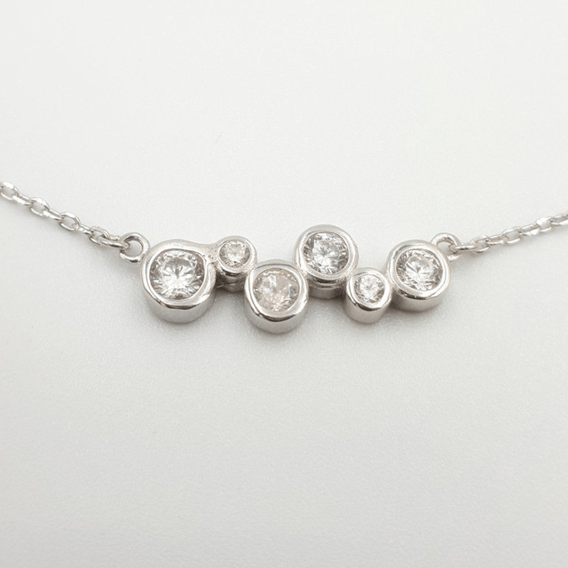 Cubic Zirconia Sparkle Necklace