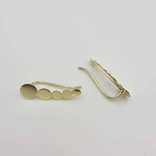 5 Moon Sterling Silver Ear Climber