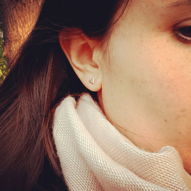 Triangle Stud Earring