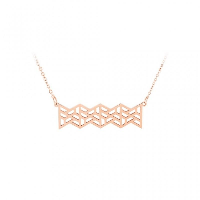 Geotriangle Pendant Necklace