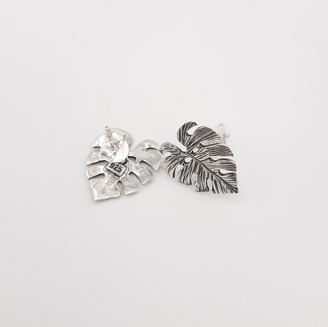 Monstera Leaf Earrings