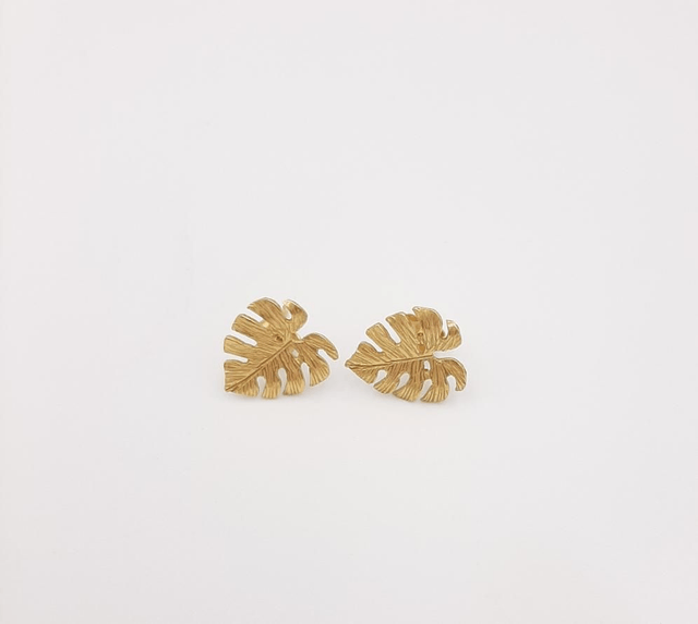 Monstera Leaf Earrings