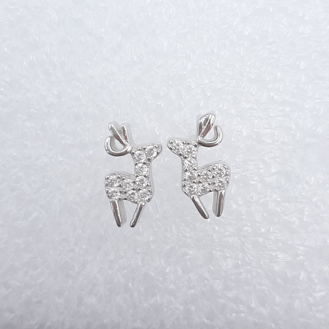 Sparkly Reindeer Earring