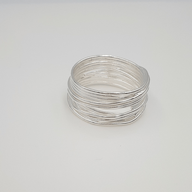 Sterling Silver Wire Nest Ring