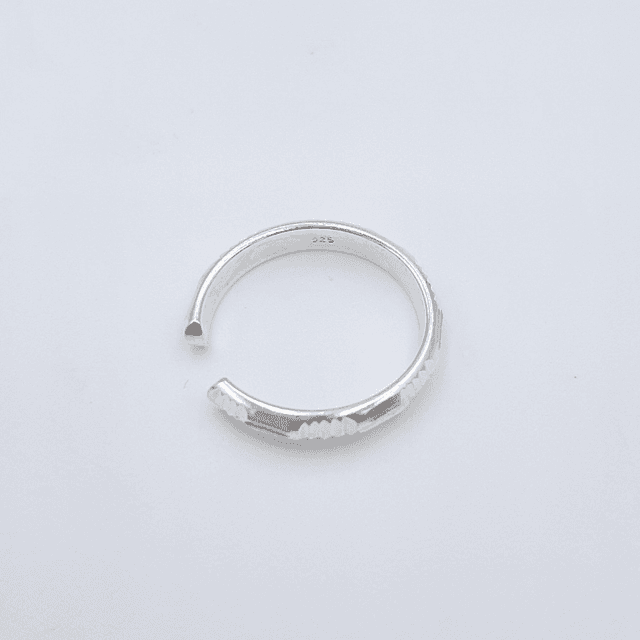 Diamond Cut Toe Ring
