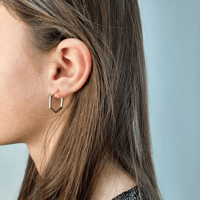 Hexagon Half Hoop