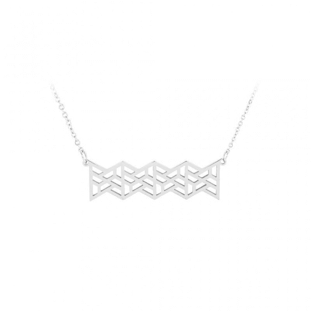 Geotriangle Pendant Necklace